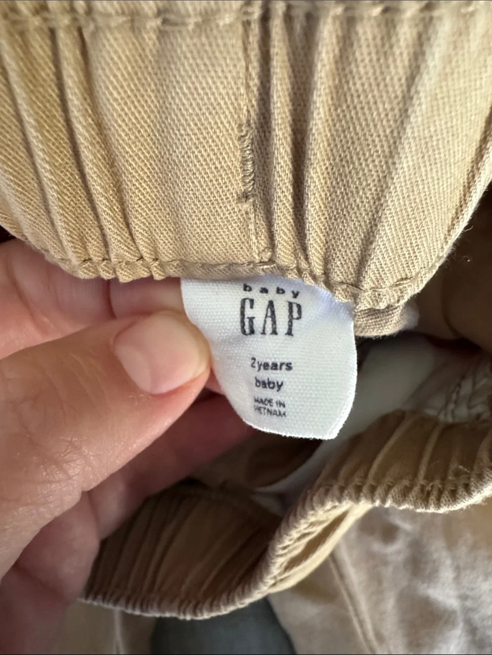 GAP Kids Navy and Khaki Pull-On Joggers - 2 Pack (2 yrs old)